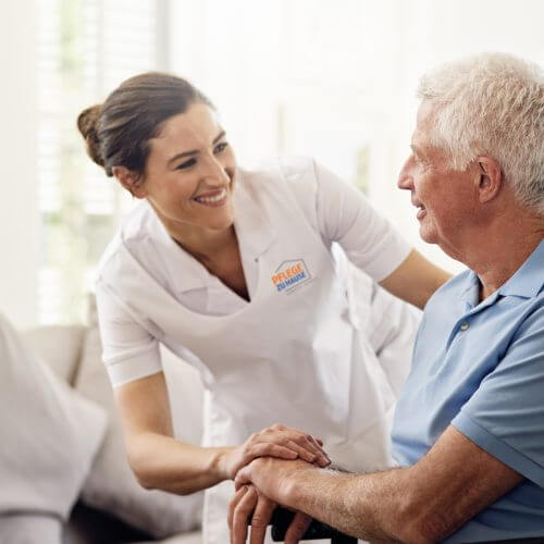 Krankenschwester Patient ambulanter Pflegedienst